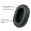 Coussinets d'oreille pour écouteurs, housse pour casque-Noir 7