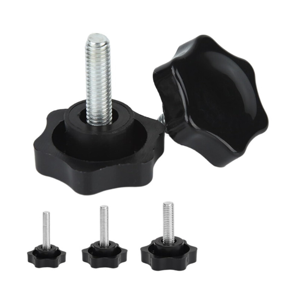 M4 M5 M6 M8 M10 M12 Plum Bakelite Screw Handle Bolt Thread Star Nuts (M8, 14Mm, 10Pcs) 9105992750344