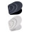 Clip de protection de disque double couche avec doublure en-Noir 2