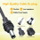 Adaptateur de batterie portable, solution de charge, base 6