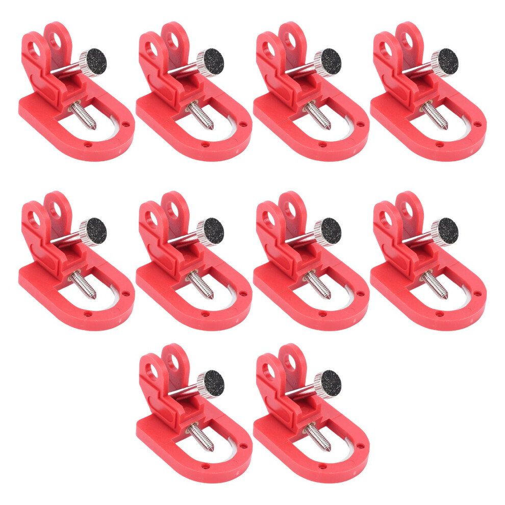 Circuit Breaker Lockout 10 Pack For Standard Single Pole, Multi Pole And Miniature Circuit Breakers Lockout Tagout 9001264216245