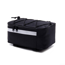 Reflective Motorcycle Boot Bag 13L 9L 5L Capacity Safety and Visibility at Night (Small Storage Bag)
