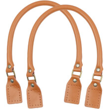 Vervangende handgreep van echt leer, duurzame handgrepen van rundleer voor schoudertassen en handtassen, glad oppervlak voor comfortabele grip, zelf