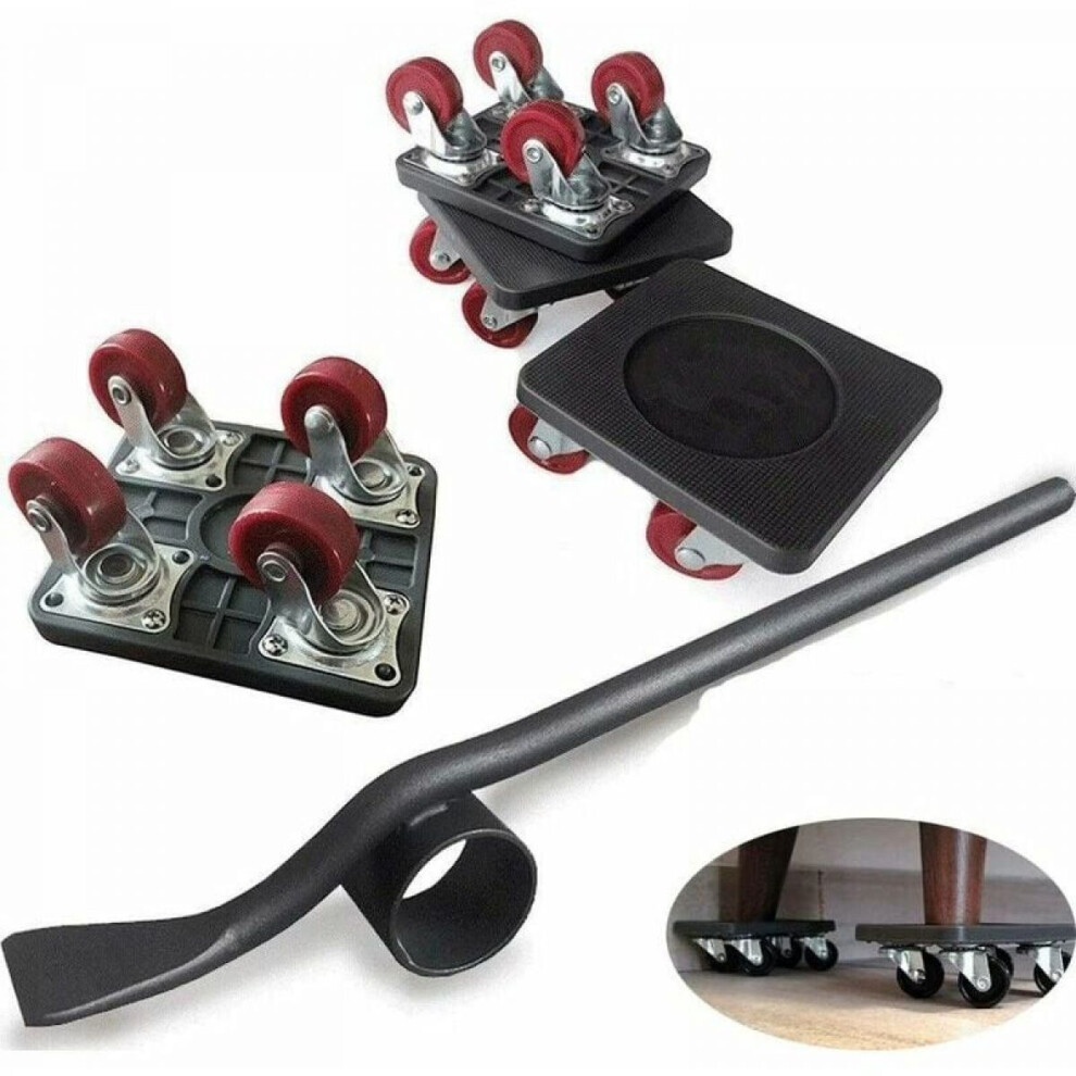 Furniture Sliders With 360 Degree Rotating Wheels, Heavy Furniture Mover Set For Efficient Moving, Protects Floors & Furniture From Damage During Relo 9198585902817
