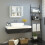 Homcom HOMCOM Wall Mounted Mirror Cabinet w/ Storage Shelf for Bathroom White 4