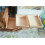 Foldable Wood Sewing Box Compartments Thread Jewelry Organizer Brown 5
