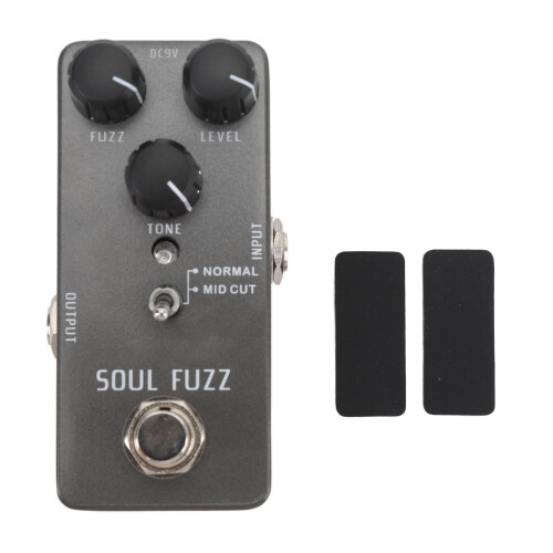 Fuzz-Pedal für E-Gitarre mit einstellbarem
