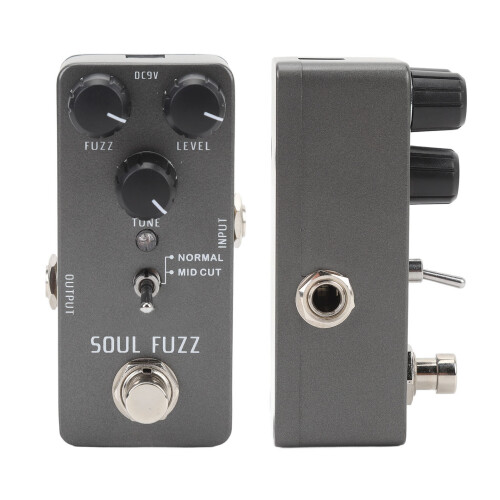 Fuzz-Pedal für E-Gitarre mit einstellbarem 2