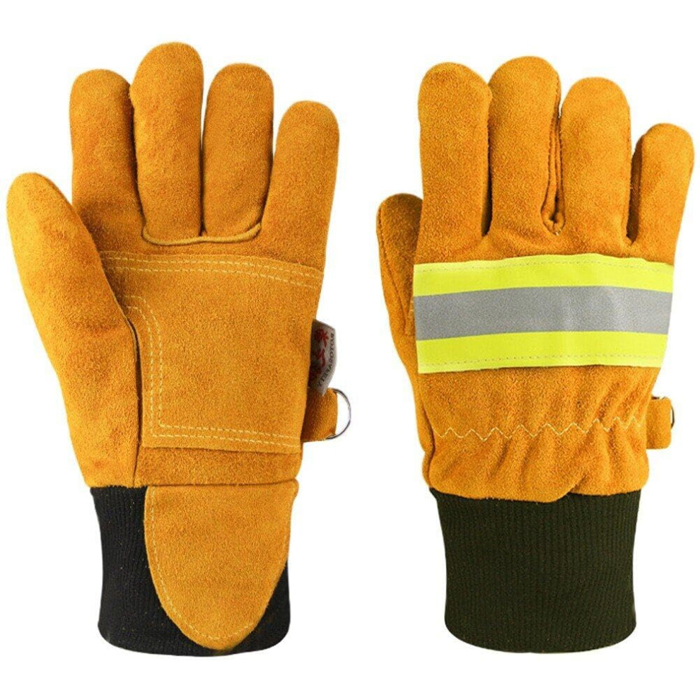 Firefighting Gloves Flameretardant Heatinsulated Safety Work Gloves With Reflective Strip For Welders And Firefighters 9119770086037