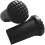 Hiking stick trekking pole set with rubber tip ends for common sticks 3