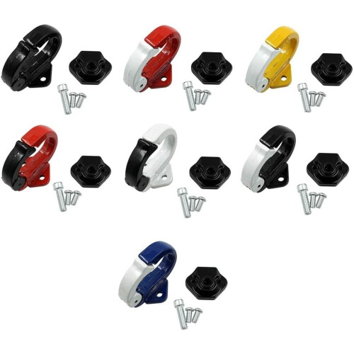 Easytouse motorcycle hooks, practical storage solution for scooter accessories (Black  White) Black/White 2