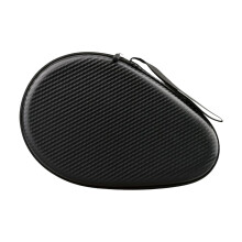 Table Tennis Racket Case Black Portable Carrying Bag For 2 Paddles And Balls Indoor Outdoor