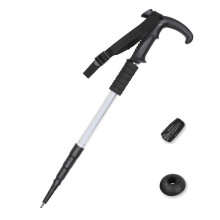 Mode Aluminium Walking Stick Adjustable Hiking Pole For Outdoor Activity