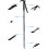 Mode Aluminium Walking Stick Adjustable Hiking Pole For Outdoor Activity 2