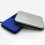Square Table Tennis Racket Case Waterproof Zipper Paddle Storage Bag Hard Case Silver 2