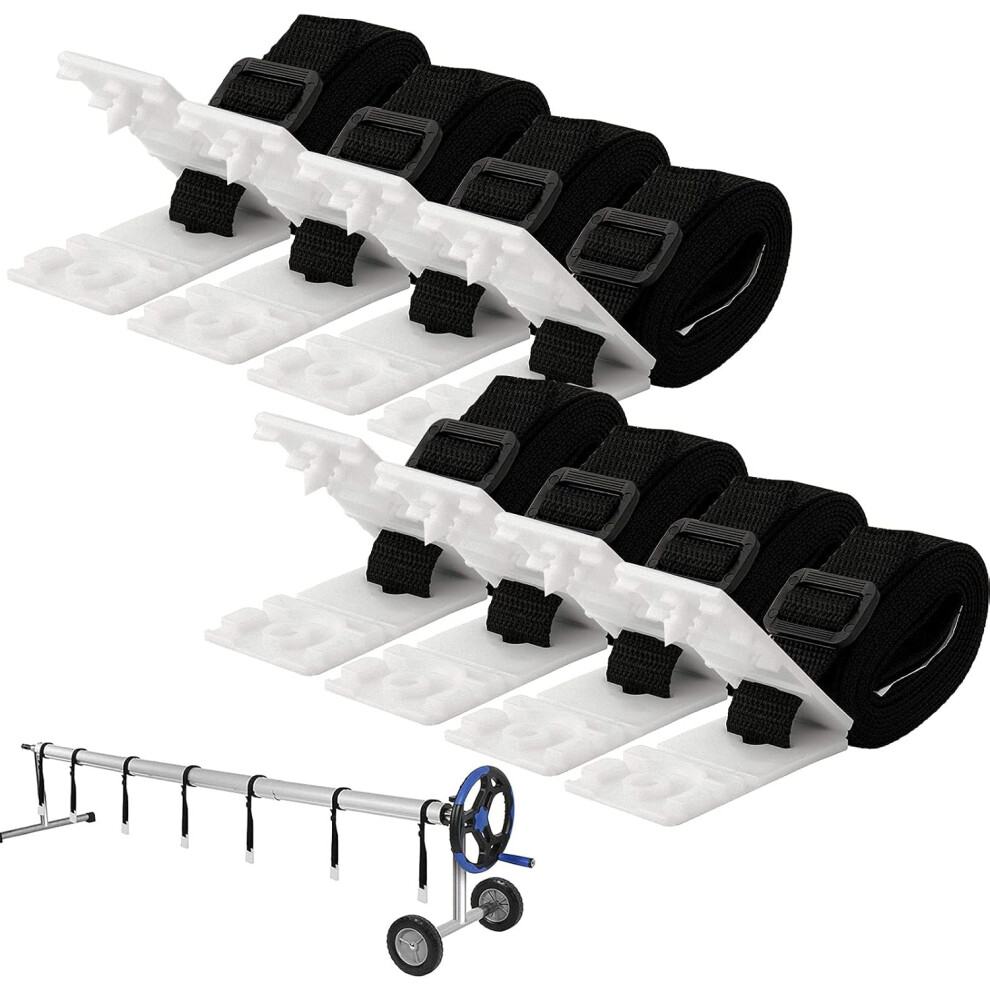 Solar Cover Reel Attachment Kit, Uv Light Protection For In Ground Swimming Pools, High Quality Nylon Straps For Durability, Universal Compatibility E 9436597781922