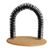 Cat Arch SelfGroomer Face Back Scratcher Kitten Grooming Brush Arch Massage Tool Care Pad For Indoor Pets