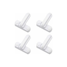 Maçanetas de janela com trava, trava de segurança para janelas deslizantes, ideal para crianças e prevenção de furtos. Fabricadas em liga de