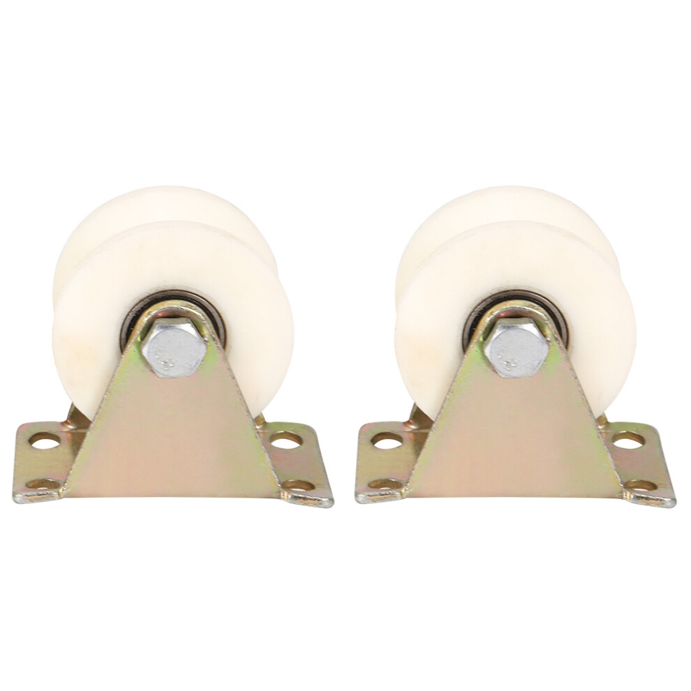 Sliding Door Track Wheel With Industrial Caster, U Groove Steel Roller Ensures Stability And Quiet Operation, High-Toughness Design Supports Heavy Loa 9436597781823