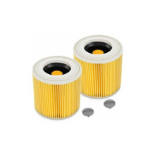 Ersatz-Filterpatrone für Kärcher Staubsauger, kompatibel mit Kärcher Filtern für Nass- und Trockenreinigung, H12HEPA-Filtration mit Aktivkohle,
