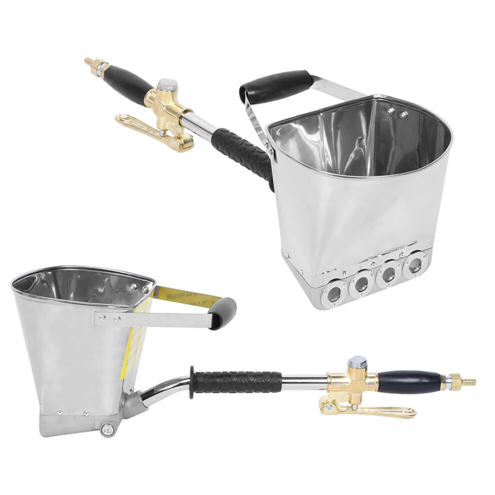 Aluminum Cement Mortar Sprayer, Heavy Duty Construction, Interior Exterior Painting Coverage, Compressor Connection Tool 9323874464602