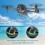 Landing Gear for 4 Foldable Extended Landing Leg Kit, Height 7
