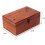 Wooden Sewing Box Multifunctional Pine Wood Vintage Needle Thread Storage 5