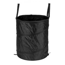 faltbare OxfordMlleimer mit Verriegelungsdesign, tragbar fr Camping (Black)