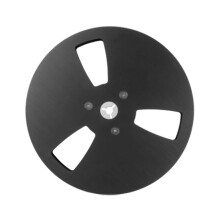 7Inch Aluminum Empty TapeReel With 3Reinforced Hole For-Black