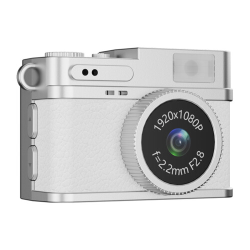 Pocket Sized Camera With 0.96Inch IPS Screen 1080P-White