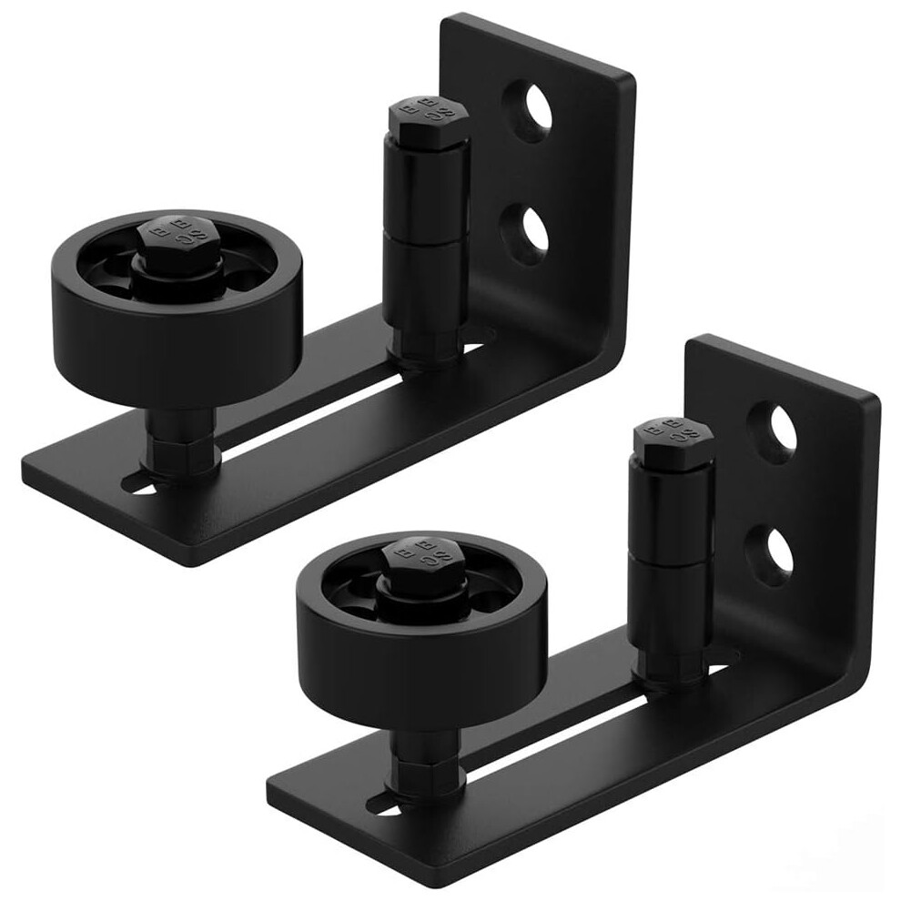 Universal Applied Stay Guide For Sliding Barn Door Floor Guide, Wall Mounted Hardware, Prevents Side Swings, Flush Bottom, High Precision Non-Marking 9436597781786