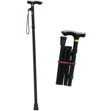 Foldable sugarcane adjustable climbing stick for men and women portable walker