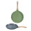 Scratch Resistant Frying Pan with Maifan Stone Coating-Gray M 7