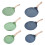 Scratch Resistant Frying Pan with Maifan Stone Coating-Gray M 2
