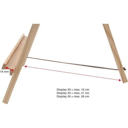 Tabletop Easel 40 cm High / Display easel, for decoration, picture, table easel plane … 1