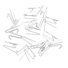 20 pieces Form Fabric Wall Hooks Robust Picture Hangers for Cork Boards Fabric Panels without Damaging Walls for Decoration