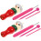 Loom knitting bobbin set beginner portable knitting machine yarn holder 4