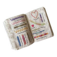 Sewing Book Embroidery Instructions for Sewing Lovers, Craft Book for Women