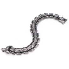 Titanstahl-Kettenarmband aus Metall, modisch,