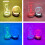 LED-Basis Kristallschwarze Kugel Touch Multi-Modus 7