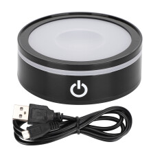 LED-Basis Kristallschwarze Kugel Touch Multi-Modus