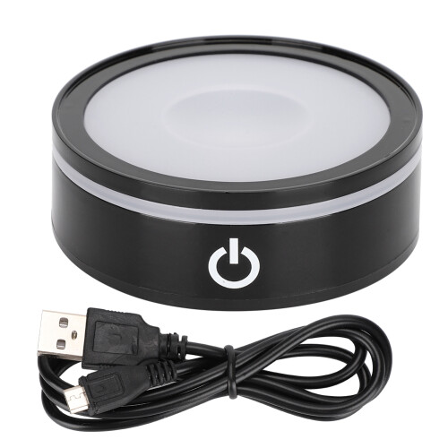 LED-Basis Kristallschwarze Kugel Touch Multi-Modus