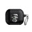 Skull Pattern Carbon Fiber Protective Cover For Buds-Silver 1