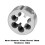 Strong Locking Industrial-Grade Die, Precise Positioning Sharp Cutting Metric Thread Right Hand Alloy Steel Thread Die, External Threads Processing 5