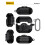 Skull Pattern Carbon Fiber Protective Cover For Buds-Silver 7
