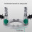 Ergonomic Drill Stand with Non Slip Base Drill Guide Holder for 4