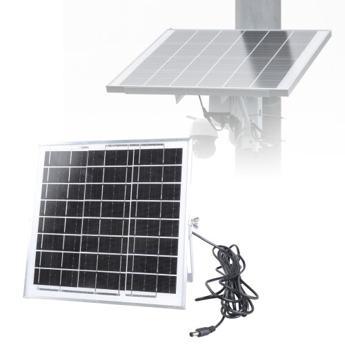 Compactly Solar Power Panel 12V 0.66A 15.60ft Cord 5.2x2.1mm for 2