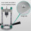 Ergonomic Drill Stand with Non Slip Base Drill Guide Holder for 7