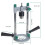 Ergonomic Drill Stand with Non Slip Base Drill Guide Holder for 2
