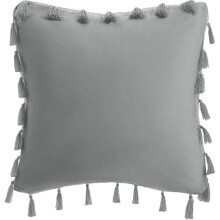 Husă de pernă decorativă pătrată moale din catifea, cu design boho, cu ciucuri, pentru decor interior confortabil și elegant, spălare